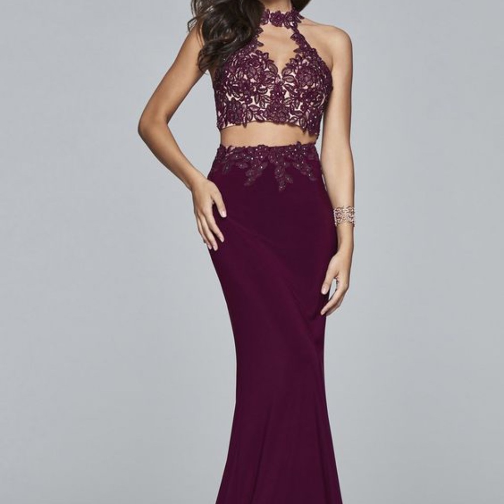 Faviana Two-Piece Prom Dress